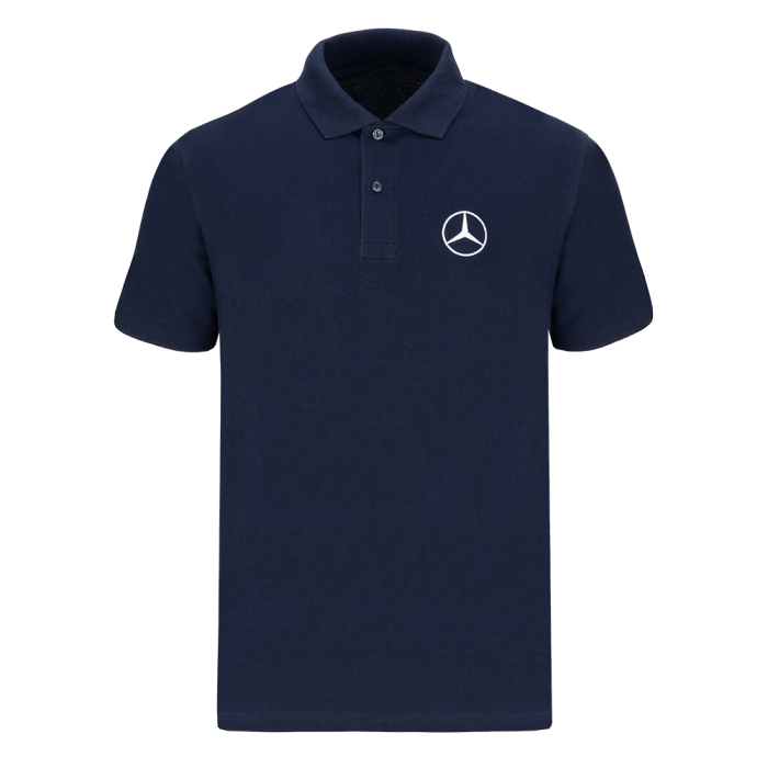 Herren Poloshirt Marineblau