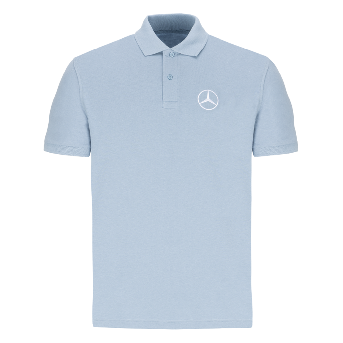 Herren Poloshirt Hellblau