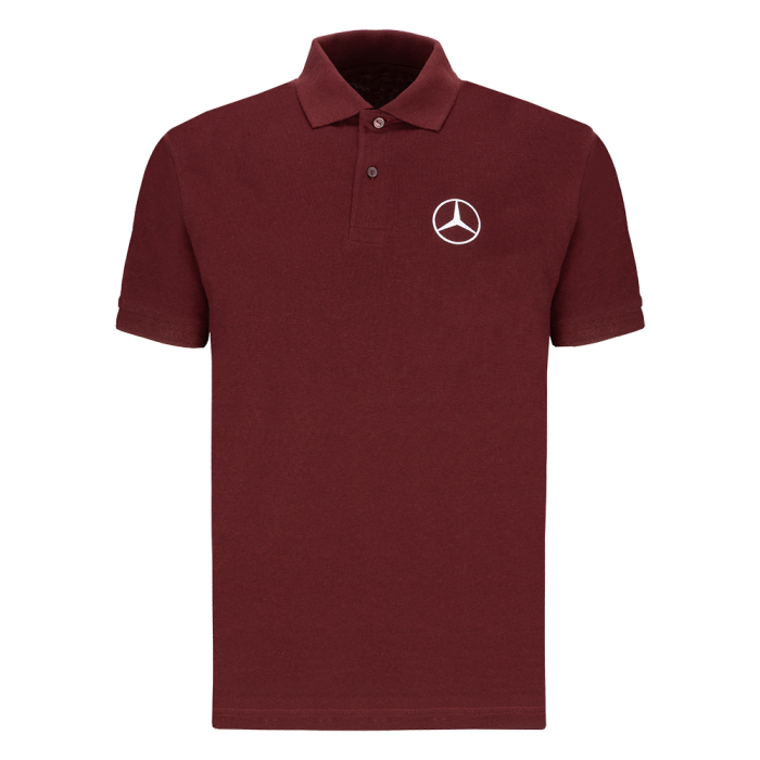 Herren Poloshirt Bordeauxrot