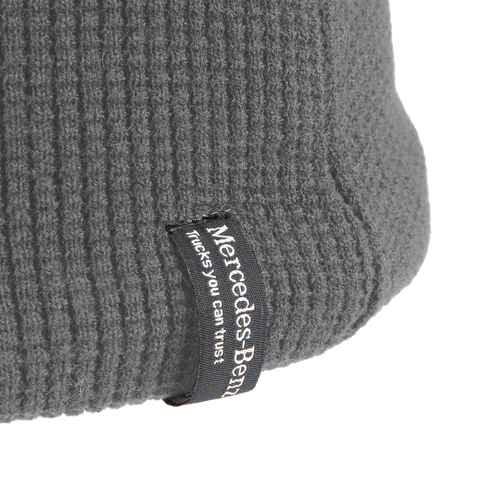 Fleece Beanie Grau