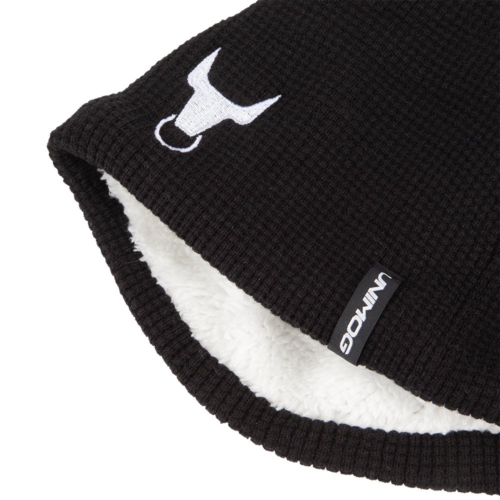 Unimog Fleece Beanie Schwarz