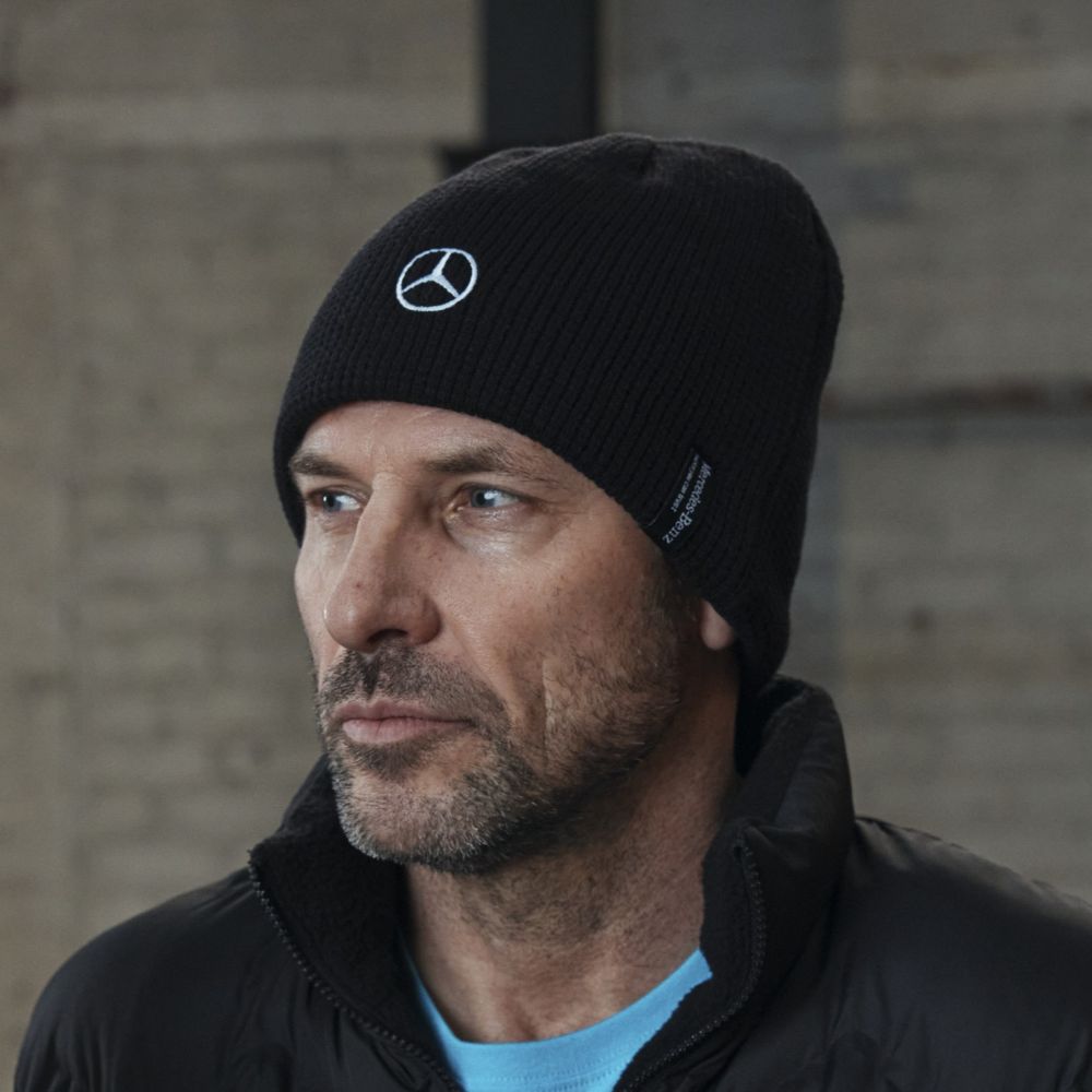 Fleece Beanie Schwarz