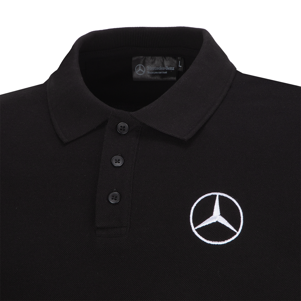 Herren Poloshirt Schwarz