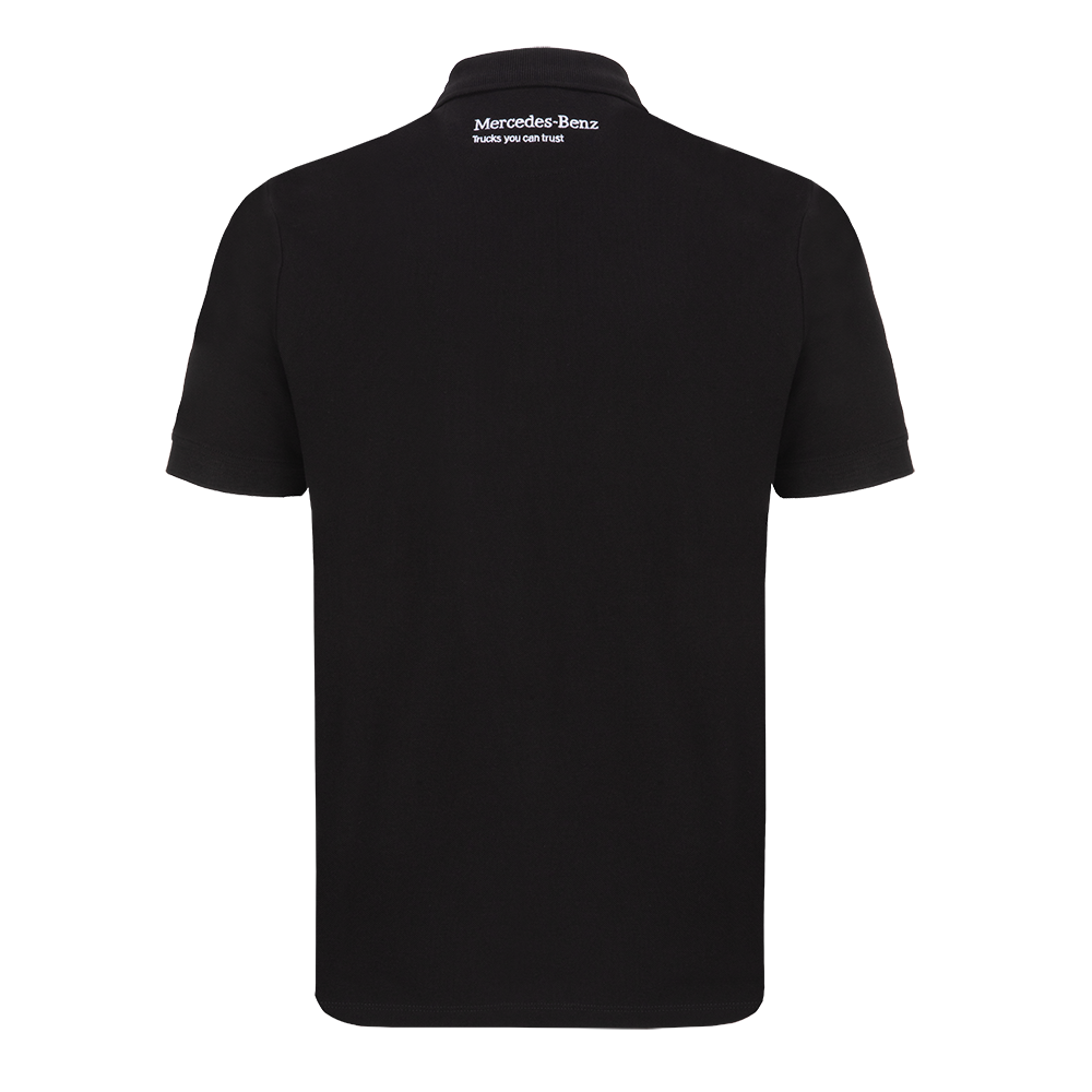 Herren Poloshirt Schwarz