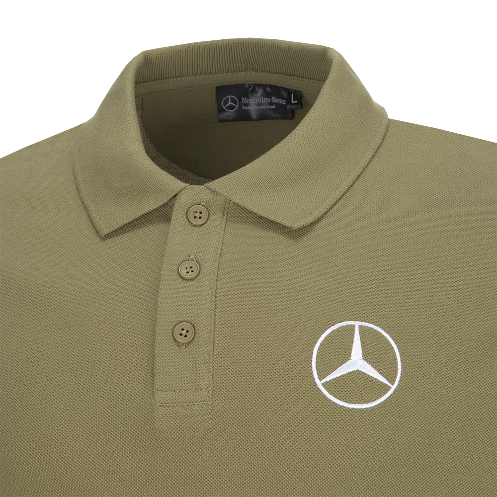 Herren Poloshirt Grün