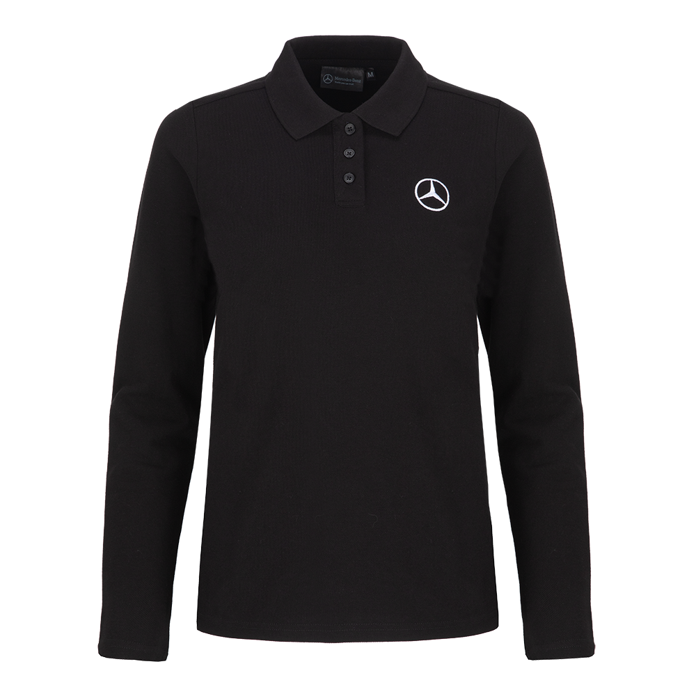 Damen Poloshirt langarm