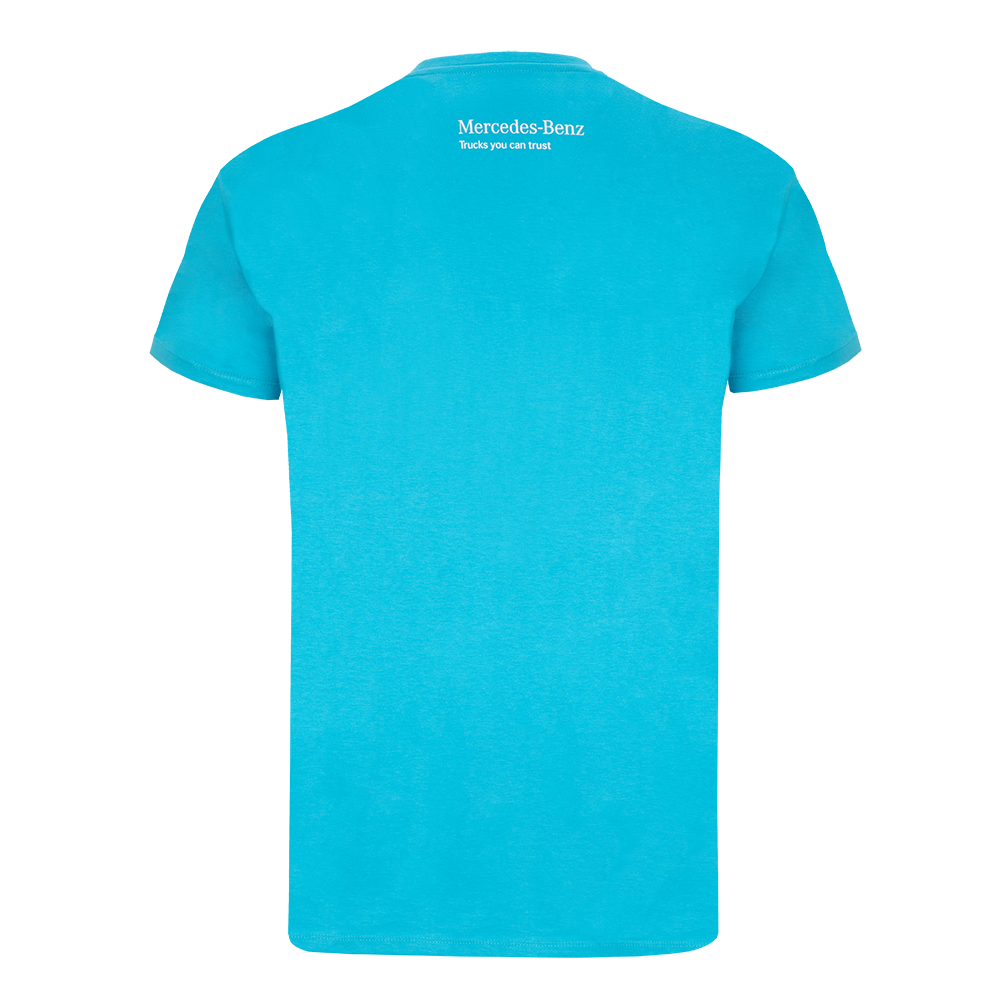 Patch T-Shirt Blau