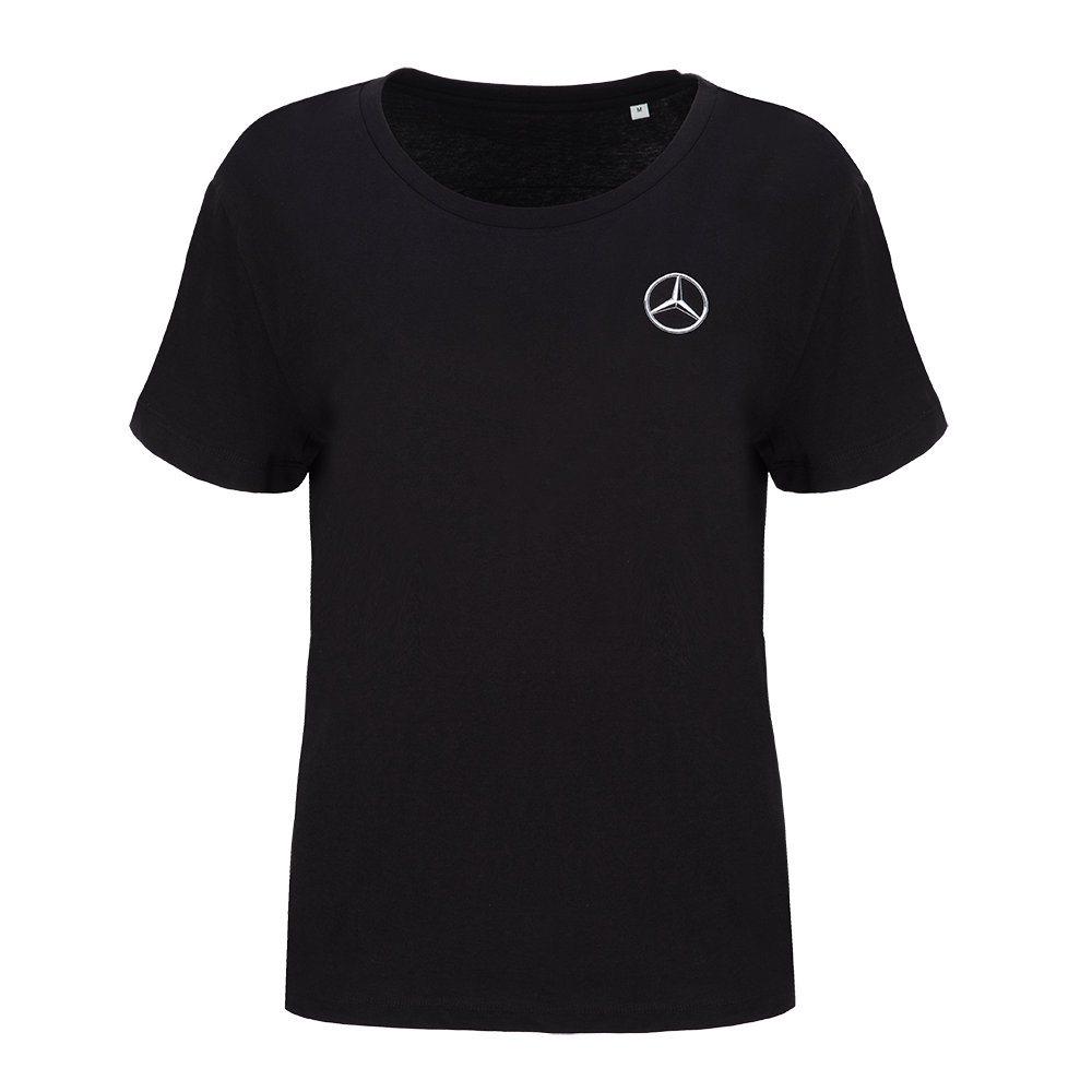 Truck Outline Damen T-Shirt Schwarz