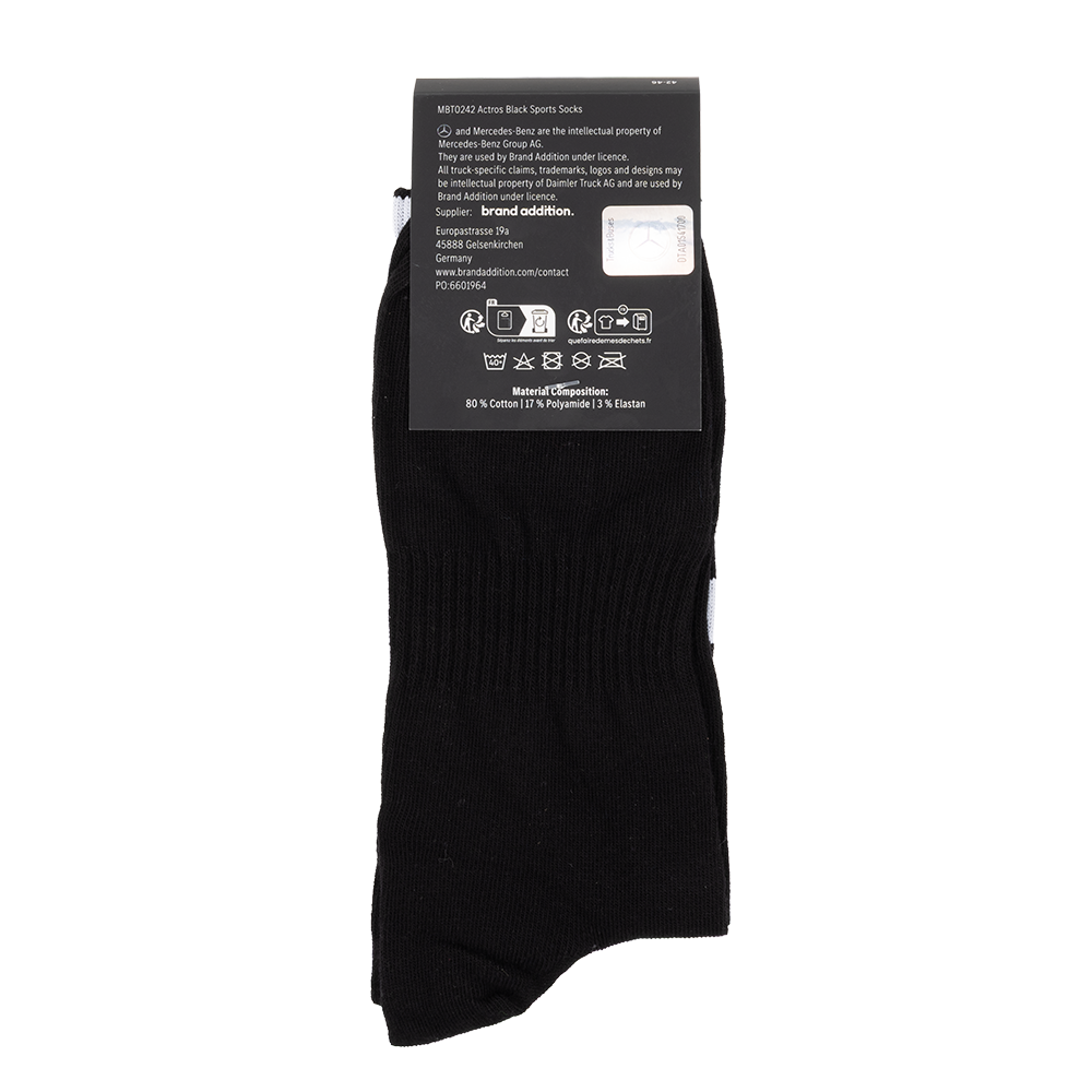 Actros Schwarze Sportsocken