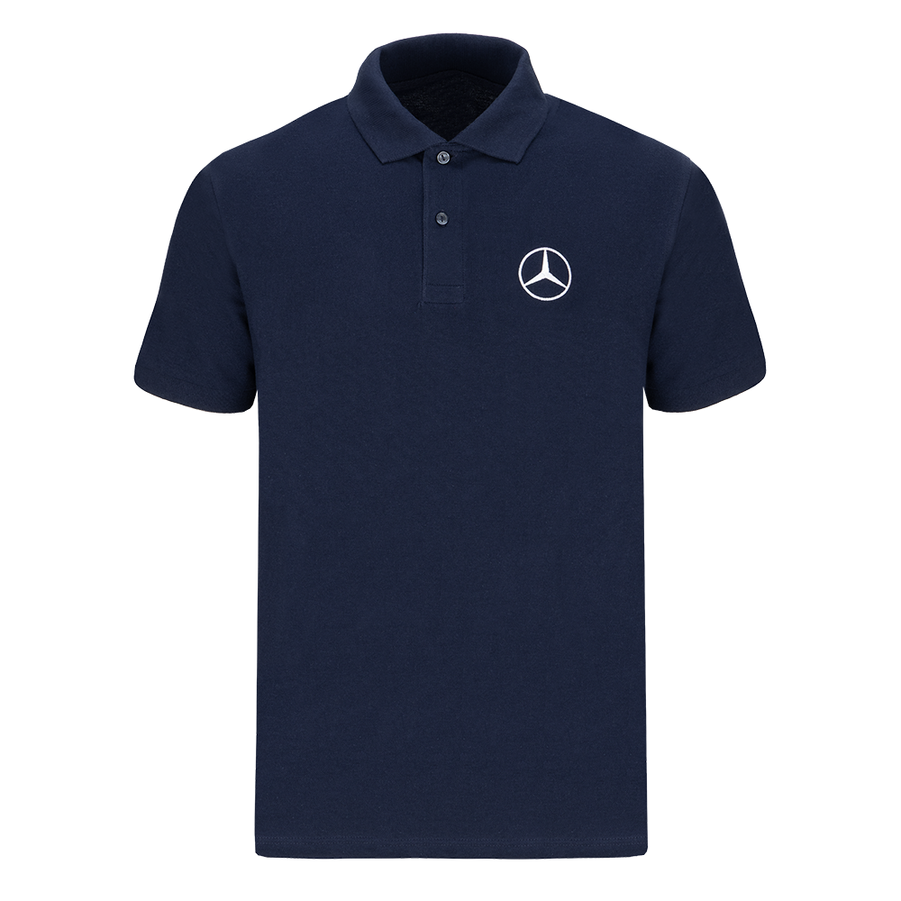 Herren Poloshirt Marineblau