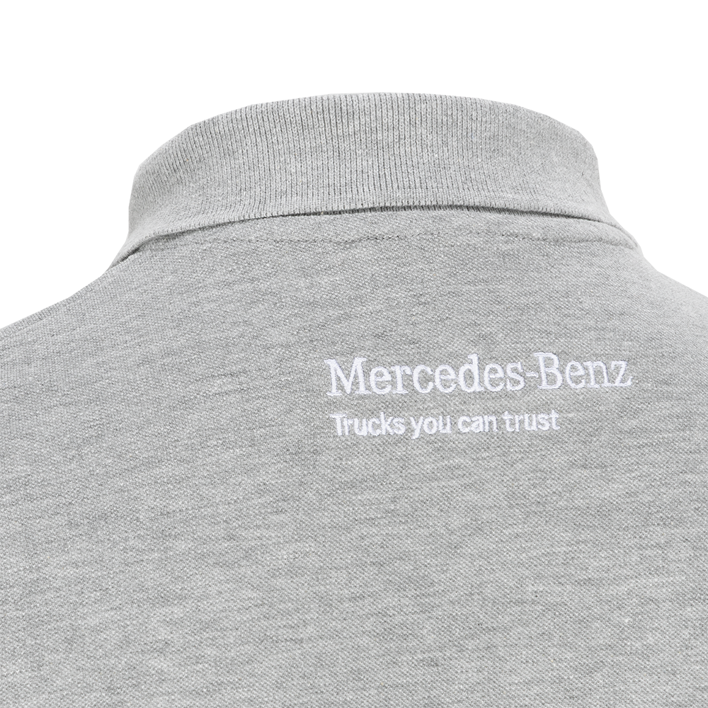 Herren Poloshirt Grau