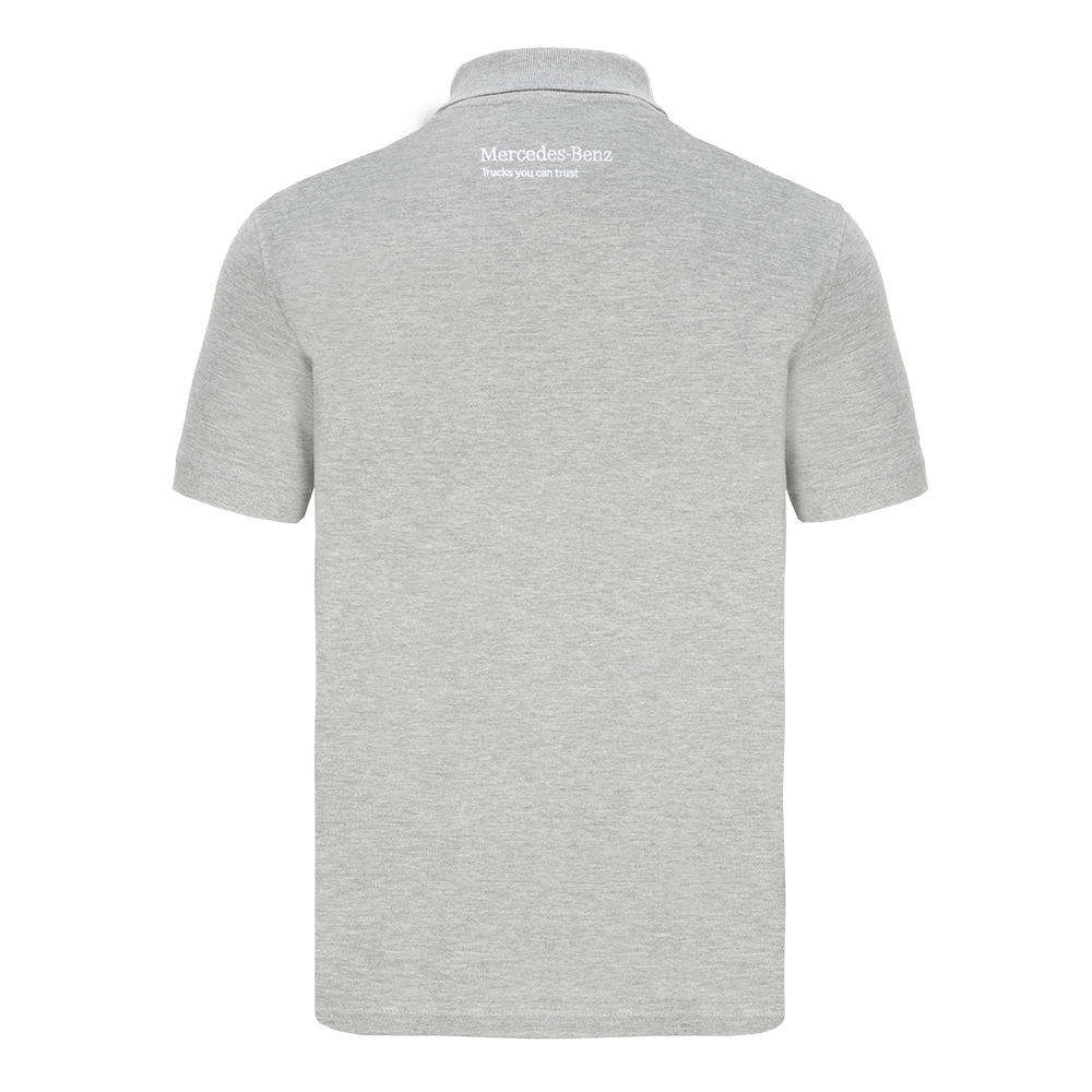 Herren Poloshirt Grau