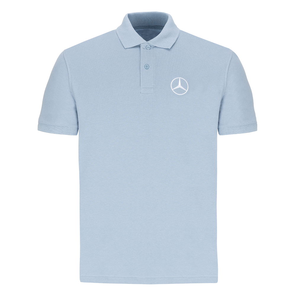 Herren Poloshirt Hellblau