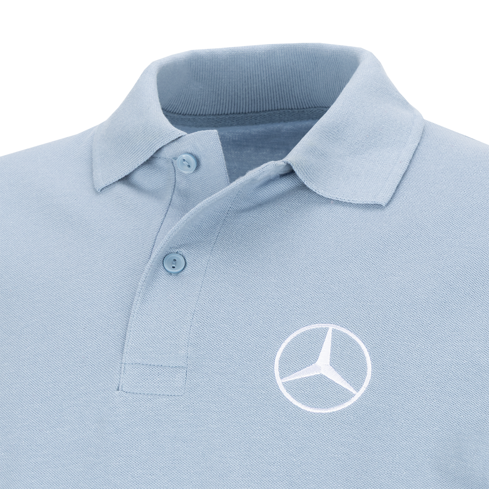 Herren Poloshirt Hellblau