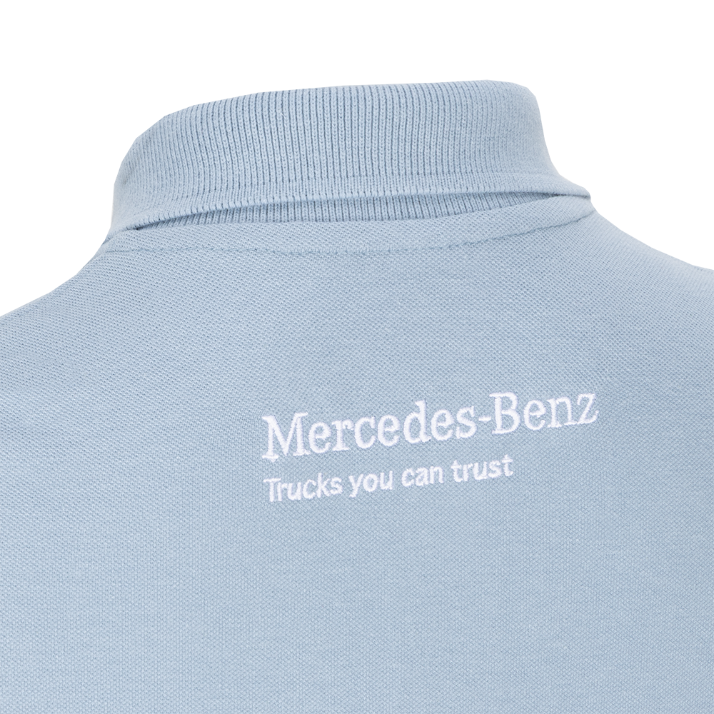 Damen Poloshirt Hellblau