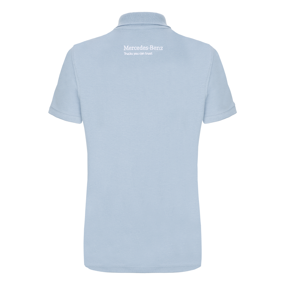 Damen Poloshirt Hellblau