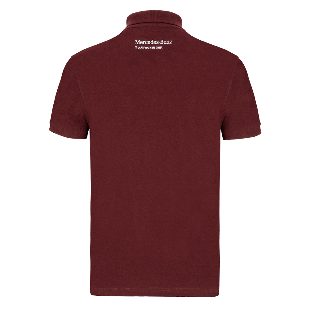 Herren Poloshirt Bordeauxrot
